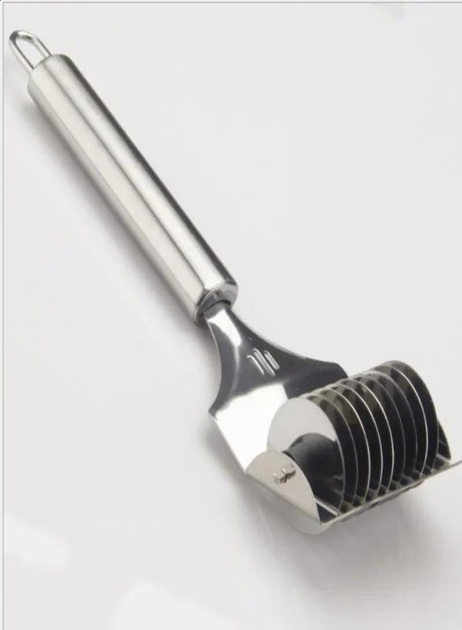 PUTHAK Stainless Steel Noodle Maker Roller Docker Dough Cutter Tool Kitchen Helper Pastry Cutter - Image 2
